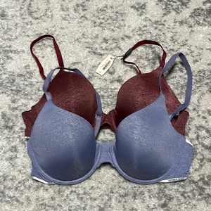 2 Victoria’s Secret Uplift Semi Demi Bras 34c
